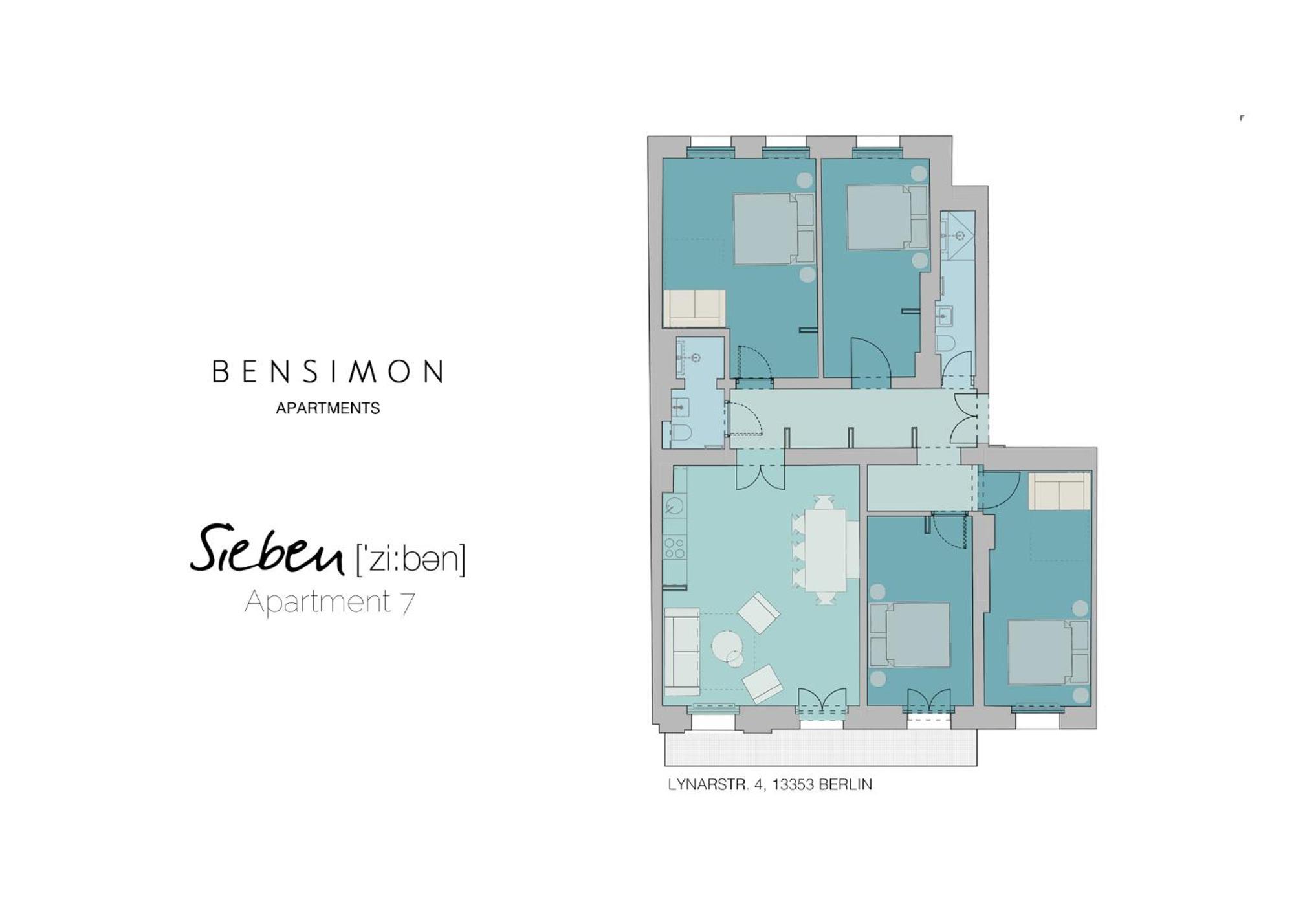 Bensimon Apartments Mitte/Wedding Berlin Oda fotoğraf