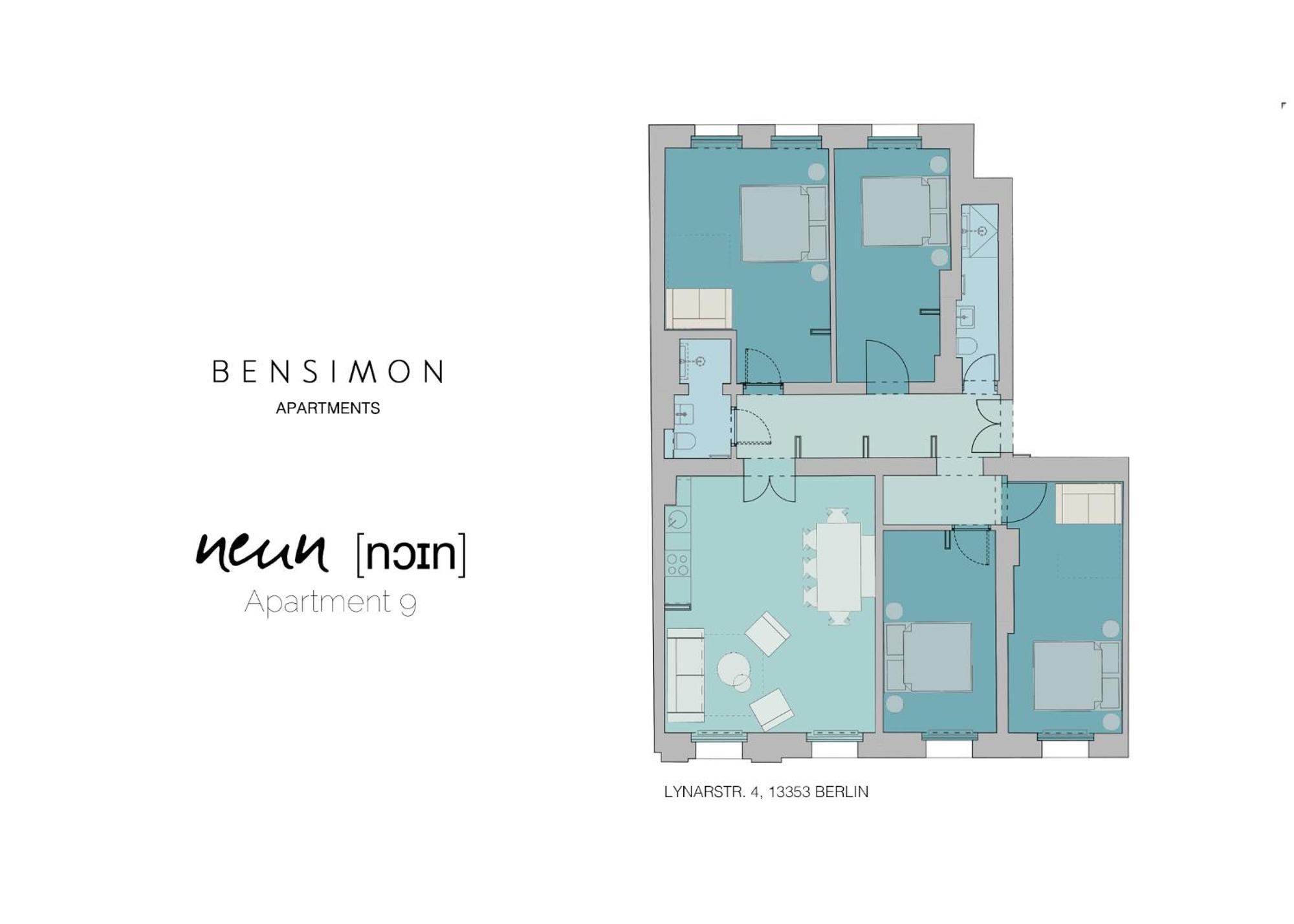 Bensimon Apartments Mitte/Wedding Berlin Oda fotoğraf