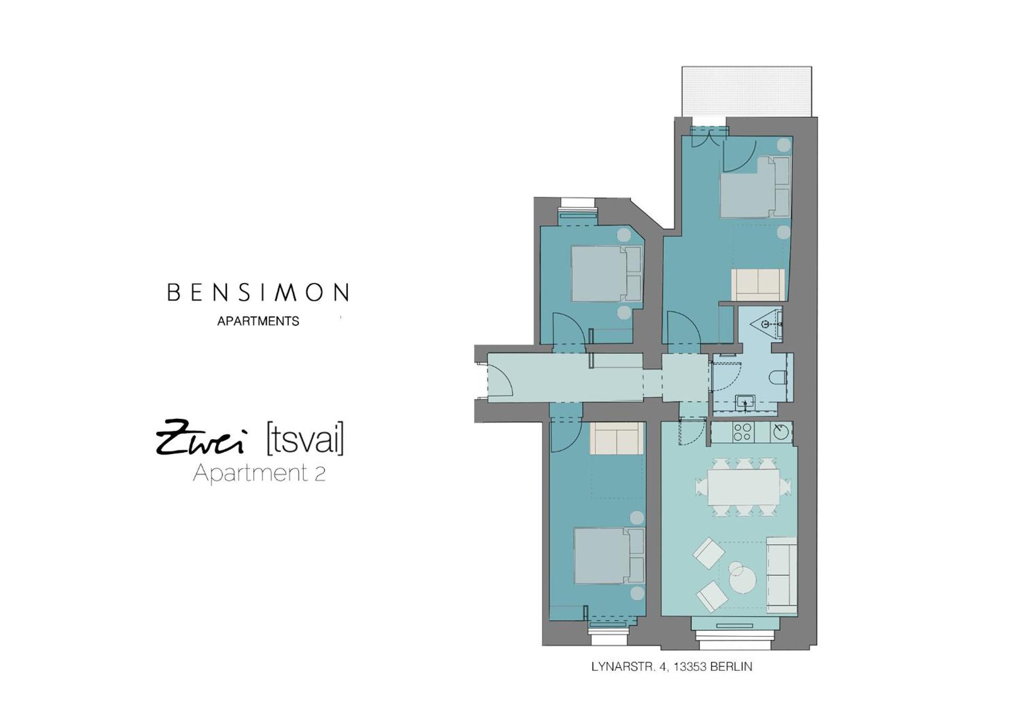 Bensimon Apartments Mitte/Wedding Berlin Oda fotoğraf